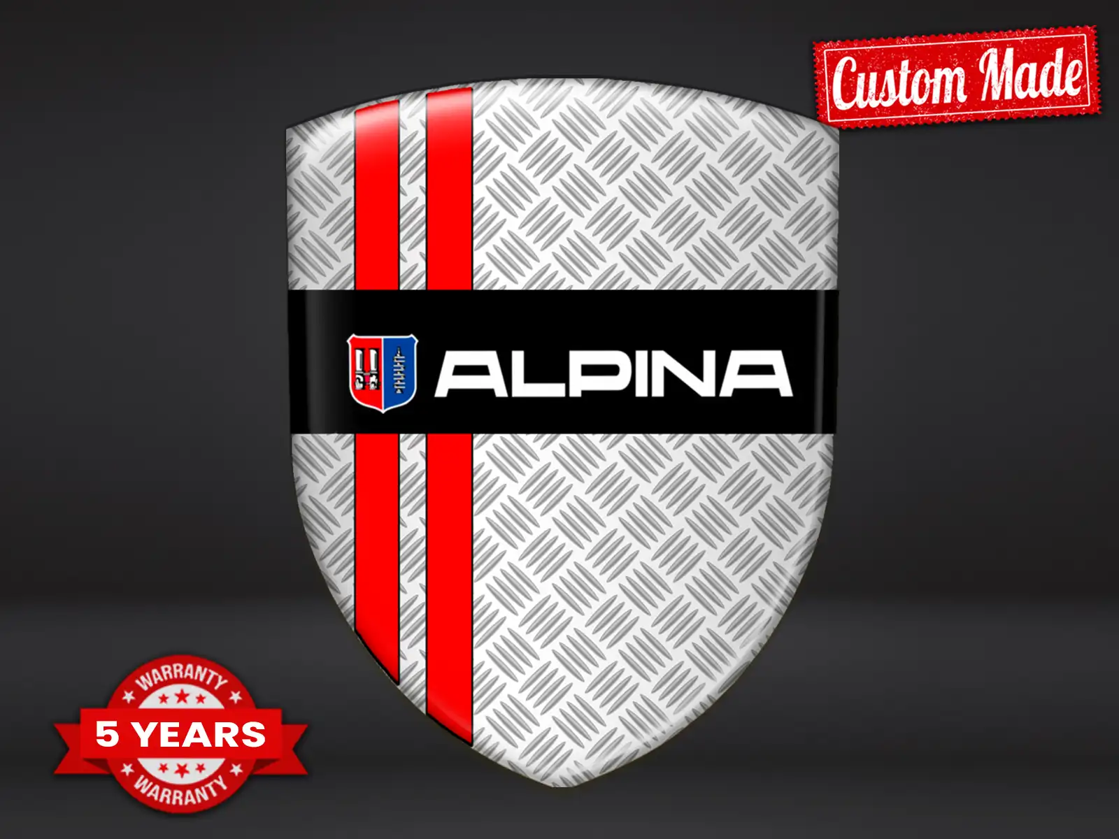 Alpina Auto Fensteraufkleber Robust Anpassbar Pro